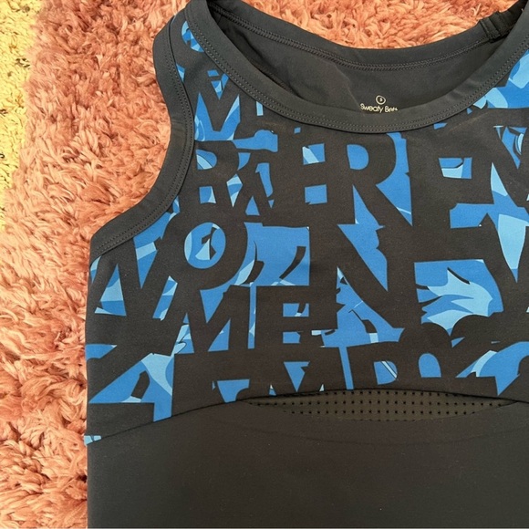 Sweaty Betty Power Frame Workout Vest
printed Blue and navy - Picture 3 of 11